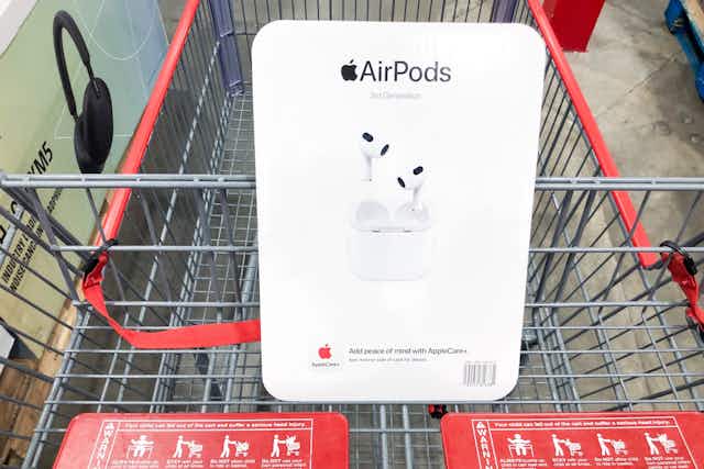 Apple AirPods (3rd Generation) With Charging Case, Just $139.99 at Costco card image
