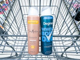 SheaMoisture and Degree Whole Body Sprays for $3 Each at Walgreens card image