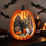 Member's Mark Pre-Lit Pumpkin Scene