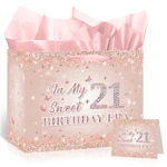 21st Birthday Gift Bag Set