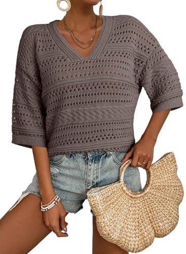 Women's Short-Sleeve Sweater