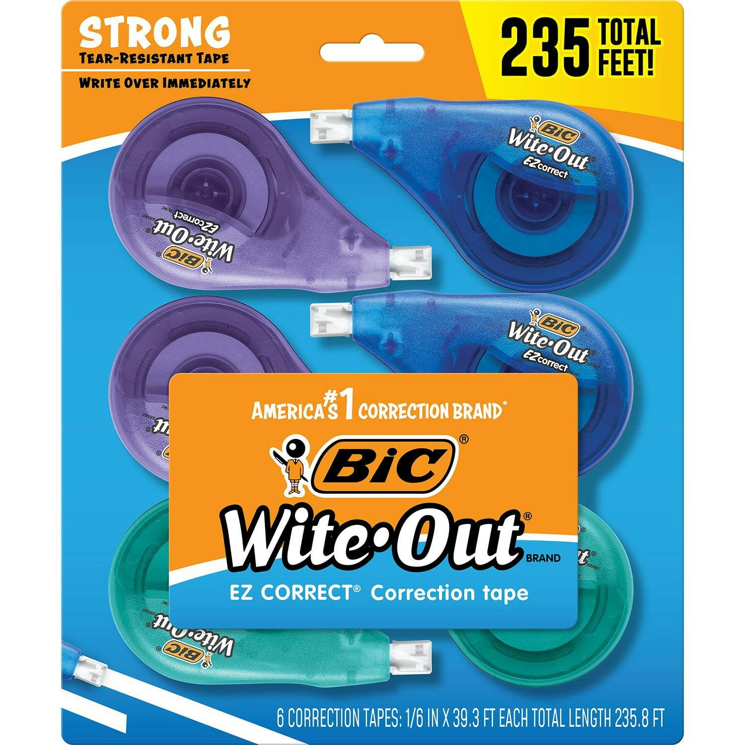 BIC Wite Out Tape 6-Pack
