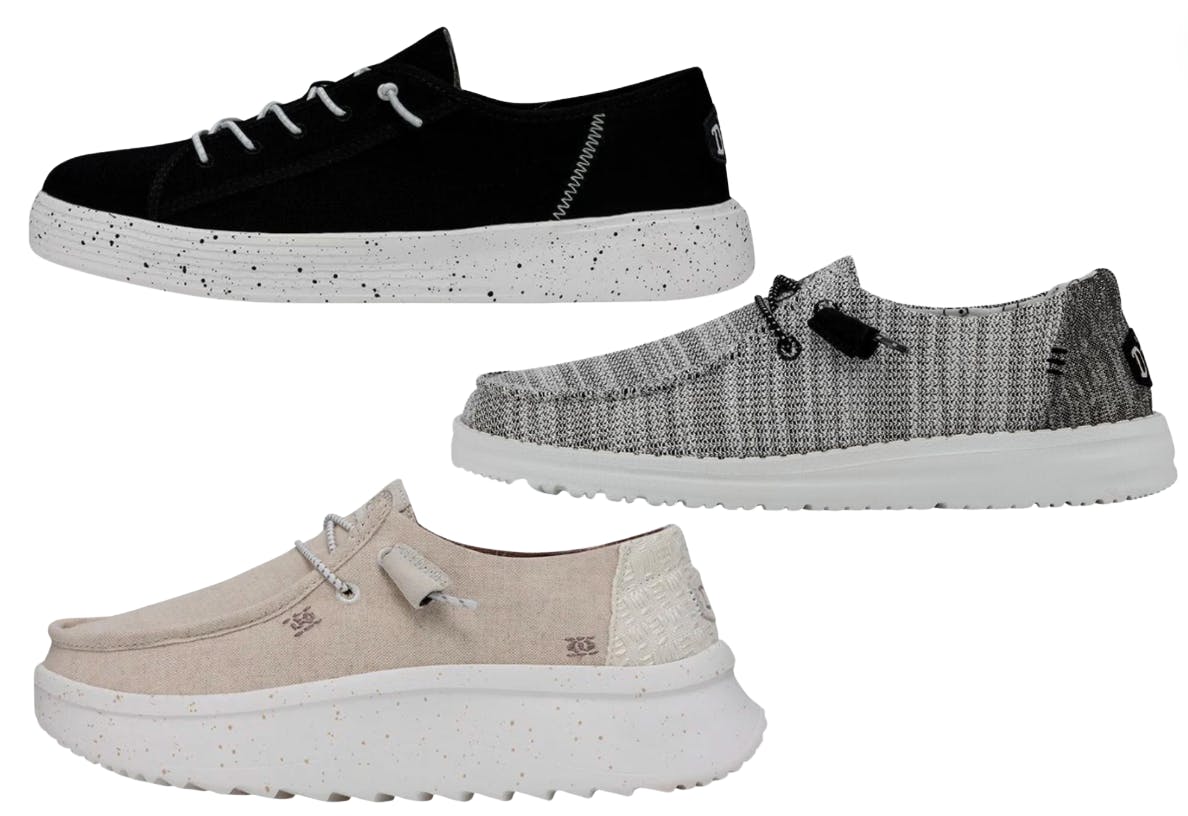 3 Hey Dude Adult Shoes