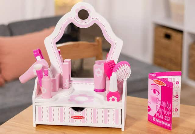 Melissa & Doug Vanity Playset, Only $25 at Walmart ($52 at Target) card image