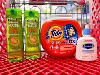 garnier next to tide and cetaphil