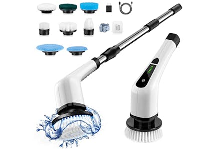 Electric Cordless Spin Scrubber
