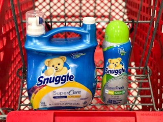 snuggle in a target cart