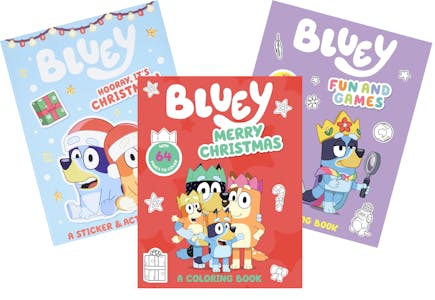 3 Bluey Activity Books