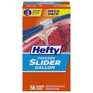 Hefty Slider Freezer Storage Bags