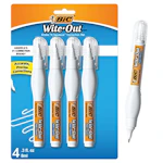 BIC Wite-Out Correction Pen 4-Pack