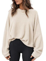 Womens Oversized Fleece Sweatshirt