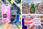 walgreens colgate, palmolive, razors 3-photo collage