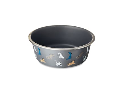 Vibrant Life Stainless Steel Pet Bowl 