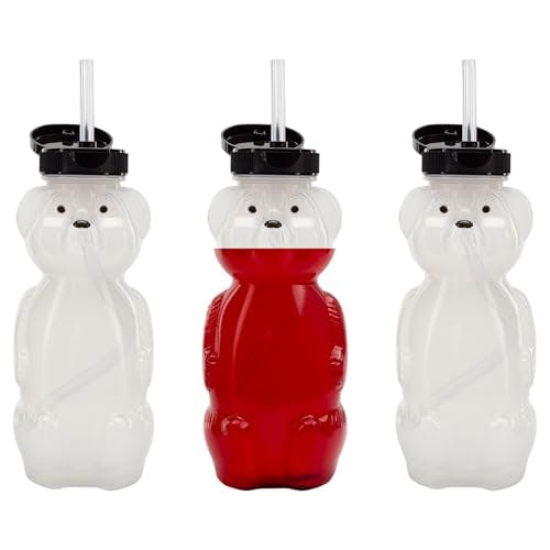 Honey Bear Straw Cups 3-Pack