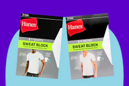 Hanes Men's White Tees 3-Packs with Sweat Proof Technology 