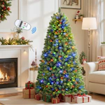 7ft Prelit Artificial Christmas Tree