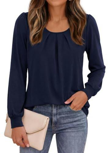 PRETTYGARDEN Women's Puff Sleeve Blouse