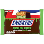 2 Snickers Ghoulish Green Candy Bags