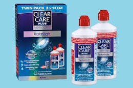 Clear Care Cleaning Solutions Packaging
