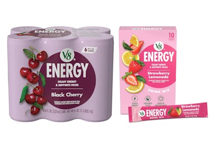 V8 Energy 6-Pack and Drink Mix