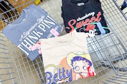 Character Women's Retro Tee, $8.98 at Sam's Club card image