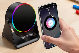  TARKARI Wireless Induction Speaker on a blue background.