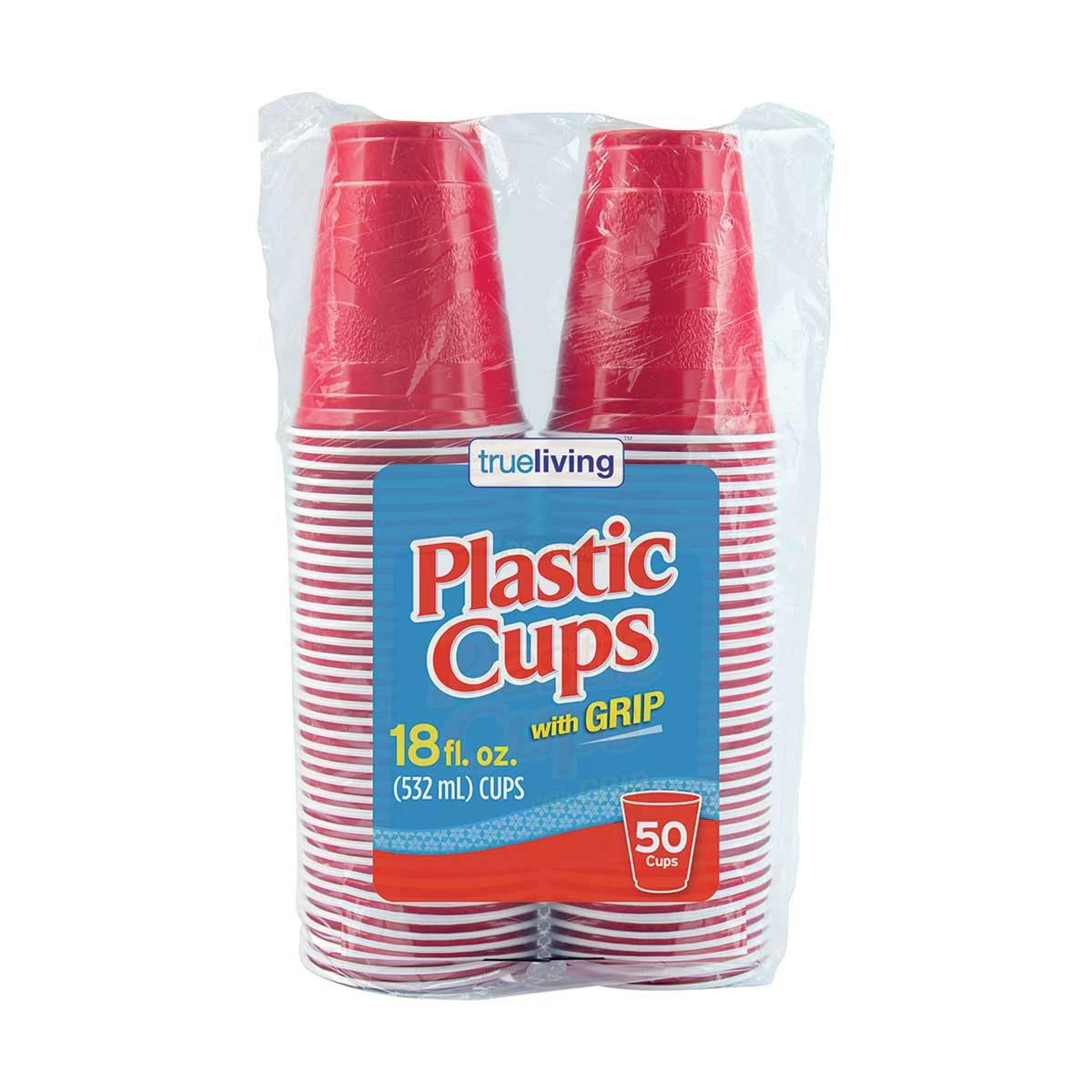 2 True Living Plastic Cups Packs