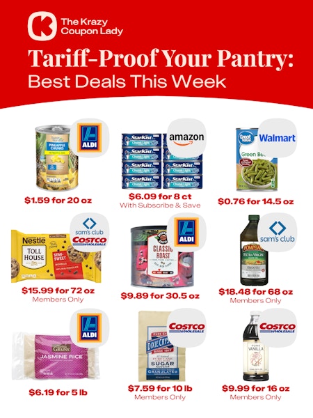 Best grocery deals this week on tariff items