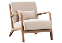 Sand & Stable Wood Accent Chair