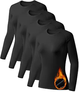 Women's Thermal Shirts 4-Pack