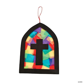 Tissue Paper Cross Craft Kit