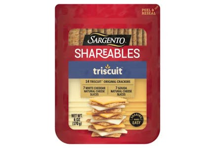 2 Sargento Crackers and Cheese Trays