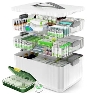3-Tier Medicine Organizer Cabinet