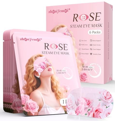 Rose Heated Eye Mask 6-Pack