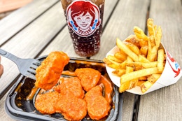 It's Hallo-WEENdy's at Wendy's! Free 4-Piece Saucy Nuggets With Purchase  card image