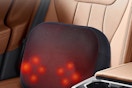 a back massager on a car seat