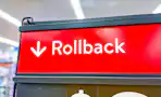 red Rollbacks sign