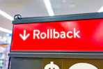 red Rollbacks sign