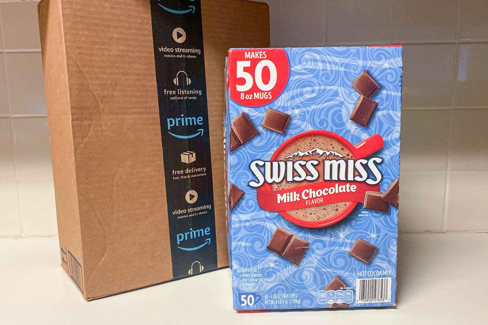 Swiss Miss 50Packet Cocoa Mix Value Pack, as Low as 6.78 on Amazon