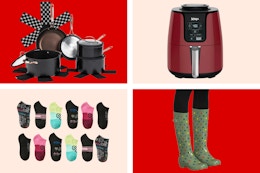 New Walmart Rollbacks: $12 Rain Boots, $5 Socks Sets, More card image