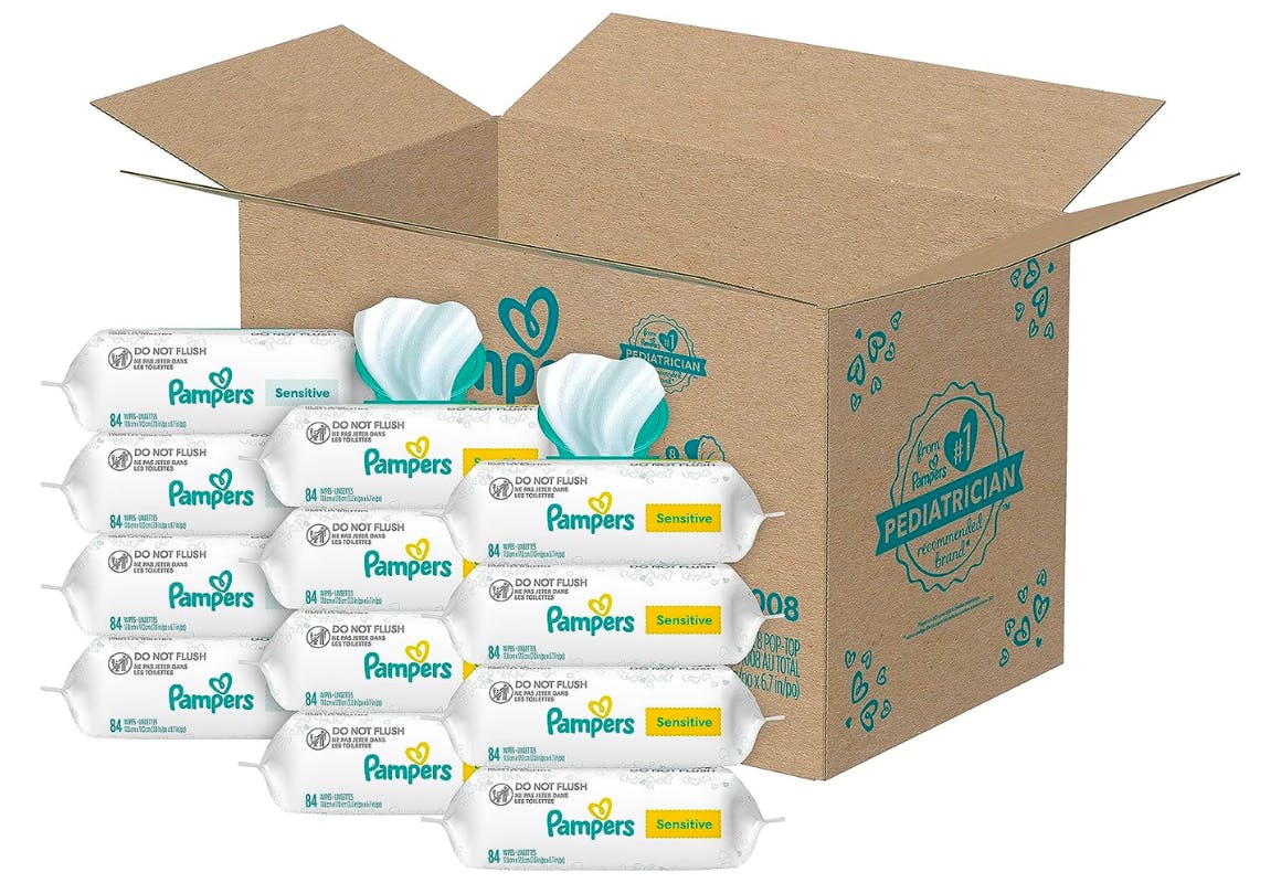 3 Pampers Baby Wipe 12-Packs