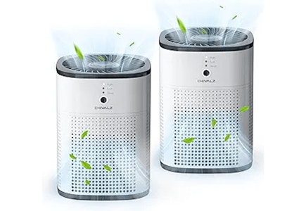 HEPA Air Purifiers 2-Pack