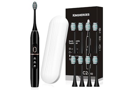 Sonic Electric Toothbrush Set