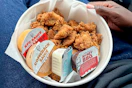 KFC bucket of the day - 24 nuggets and 4 sauces