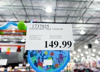 costco igloo imx cooler price tag