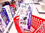 Shark Powerpro Flex Vacuum in Target shopping cart