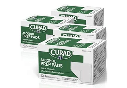 Curad Alcohol Prep Pads 4-Pack