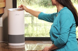 This Hunter HEPA Tower Air Purifier Is Only $45 at HSN (Reg. $100) card image