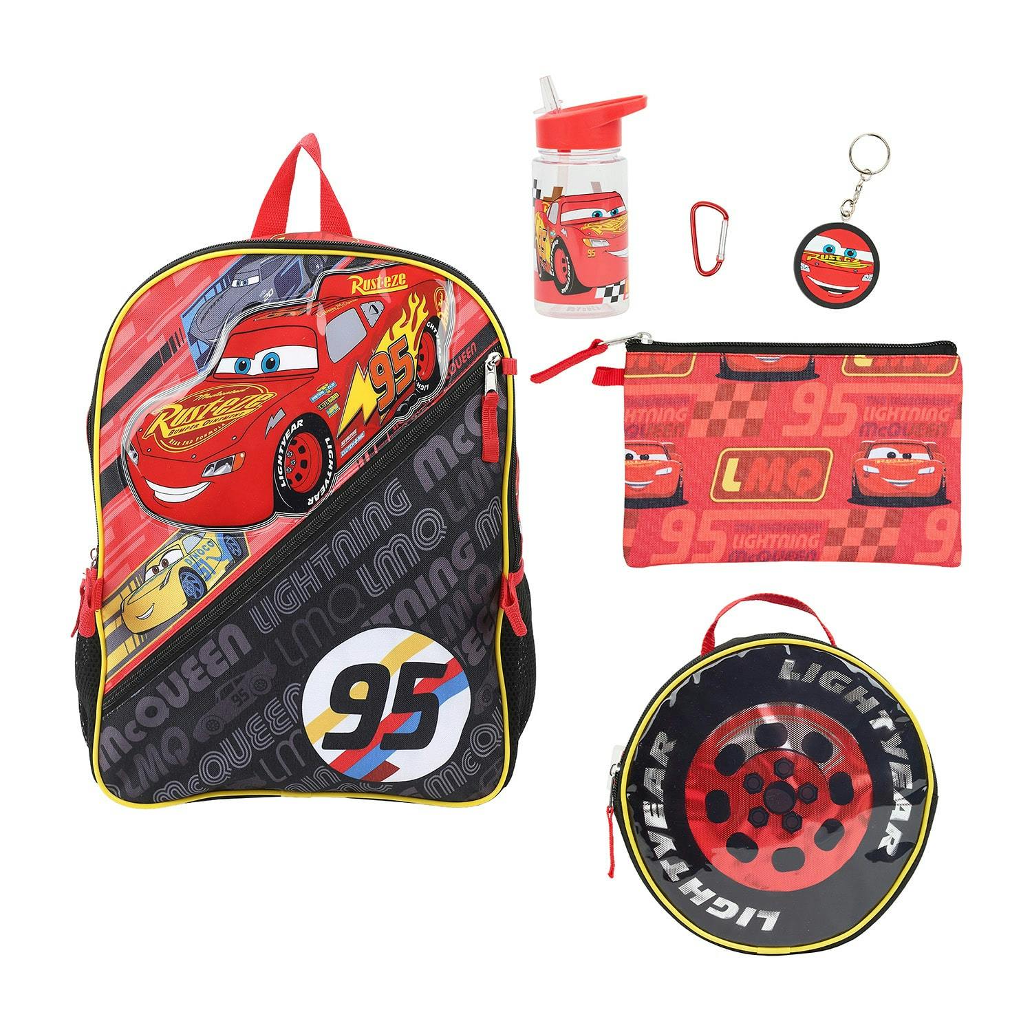 Kids' Cars Backpack Set