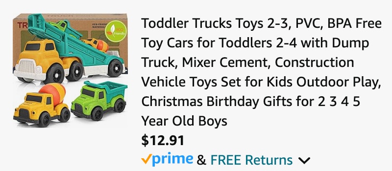 toy trucks amazon